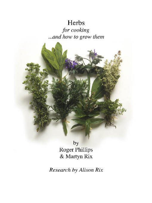 Title details for Herbs for Cooking by Roger Phillips - Available